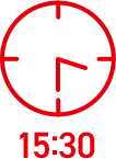 15時30分